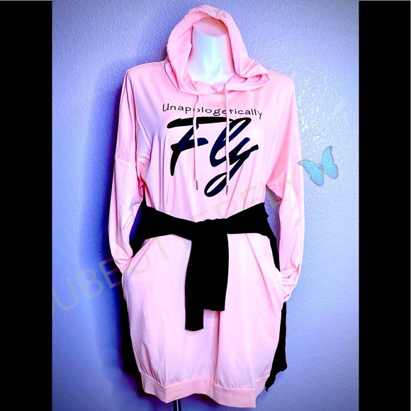 🦋Hoodie STATEMENT Dress🦋 - Picture 2 of 6
